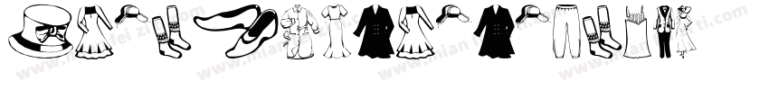 clothing logos tfb字体转换